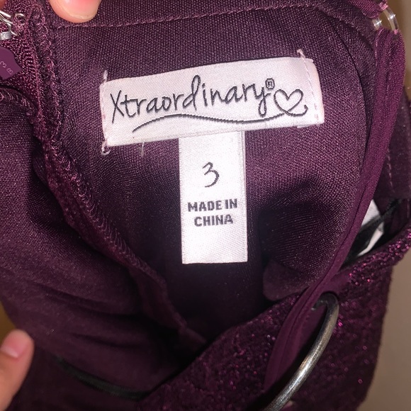 Party/Homecoming dress size 3 fits smaller though - Picture 5 of 5